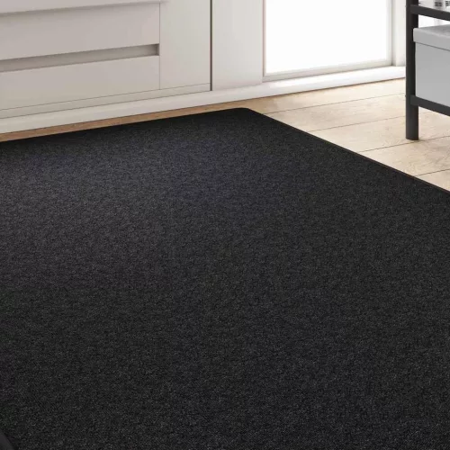  Szőnyeg futó Antracit 100 x 250 cm 100% Polipropilén