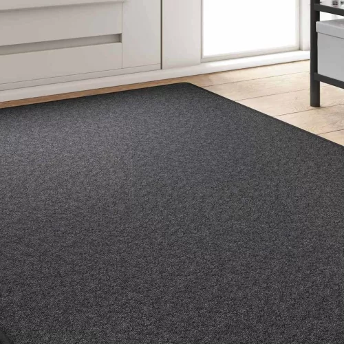  Szőnyeg futó Sötétszürke 100 x 300 cm 100% Polipropilén