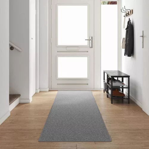  Szőnyeg futó Világosszürke 80 x 500 cm 100% Polipropilén