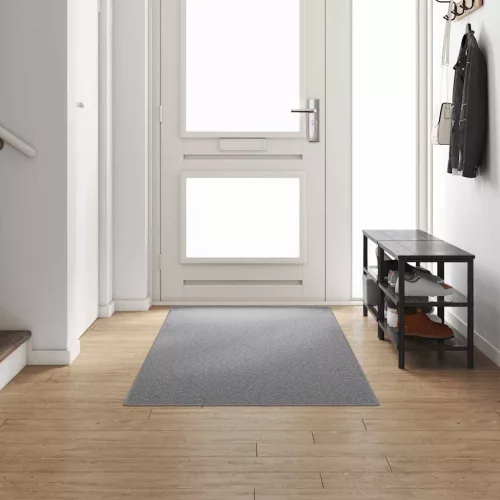  Szőnyeg futó Világosszürke 100 x 300 cm 100% Polipropilén
