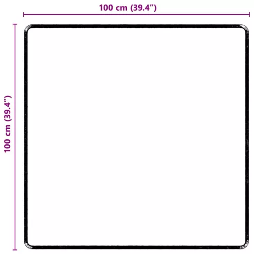  Szőnyeg futó Szürke 100 x 100 cm 100% Polipropilén Tuftr