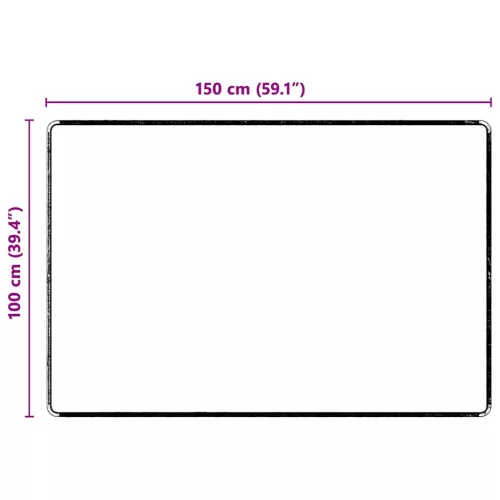  Szőnyeg futó Szürke 100 x 150 cm 100% Polipropilén Tuftr