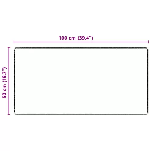  Szőnyeg futó Fekete 50 x 100 cm 100% Polipropilén Tuftr