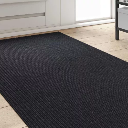  Szőnyeg futó Antracit 80 x 250 cm szövet