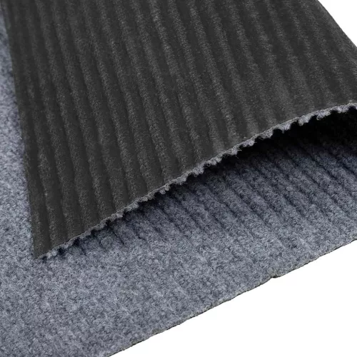  Szőnyeg futó Világosszürke 100 x 250 cm szövet