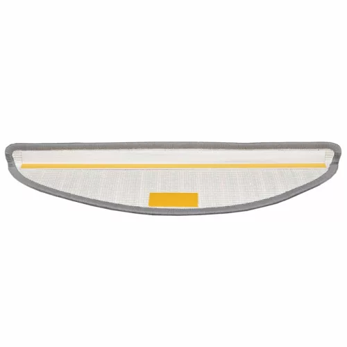  Öntapadós lépcsőszőnyegek 15 pcs Szürke 56 x 17 x 3 cm