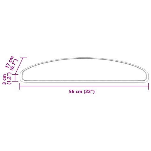  Öntapadós lépcsőszőnyegek 15 pcs Szürke 56 x 17 x 3 cm