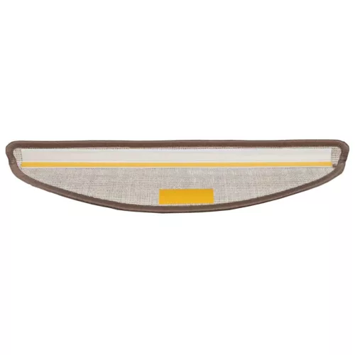 Öntapadós lépcsőszőnyegek 15 pcs Barna 56 x 17 x 3 cm