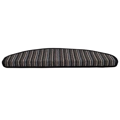  Öntapadós lépcsőszőnyegek 15 pcs Antracit 65 x 21 x 4 cm