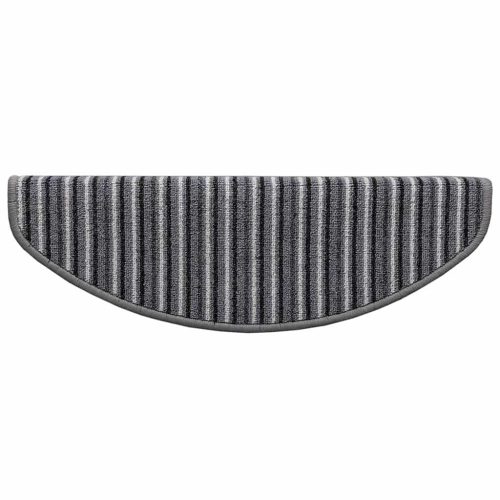  Öntapadós lépcsőszőnyegek 15 pcs Szürke 65 x 21 x 4 cm