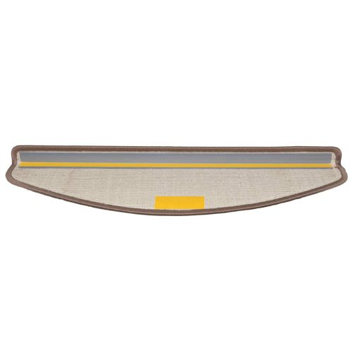  Öntapadós lépcsőszőnyegek 15 pcs Barna 65 x 21 x 4 cm