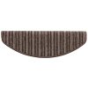  Öntapadós lépcsőszőnyegek 15 pcs Barna 65 x 21 x 4 cm