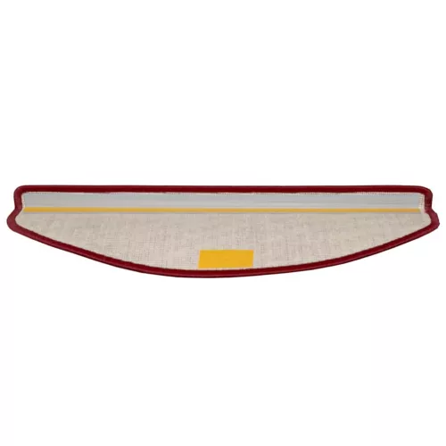  Öntapadós lépcsőszőnyegek 15 pcs Piros 65 x 21 x 4 cm