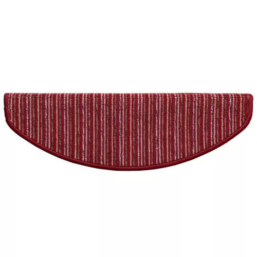  Öntapadós lépcsőszőnyegek 15 pcs Piros 65 x 21 x 4 cm