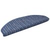  Öntapadós lépcsőszőnyegek 15 pcs Kék 65 x 21 x 4 cm