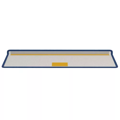  Öntapadós lépcsőszőnyegek Csíkos 15 pcs Kék 65 x 21 x 4 cm