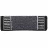  Öntapadós lépcsőszőnyegek 15 pcs Antracit 65 x 21 x 4 cm