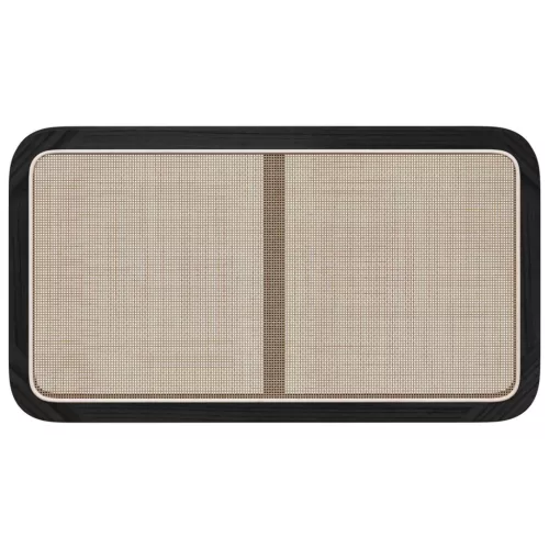  Fejtámla fejtámlával Fekete 100 x 55 x 3 cm Rattan