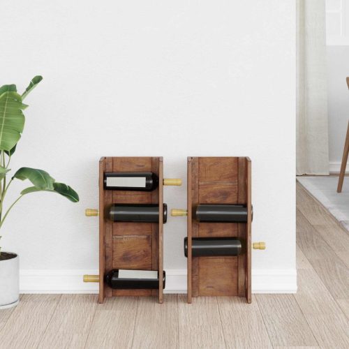  Állvány Barna 24 x 13 x 54 cm Tömör Mahagóni Fa