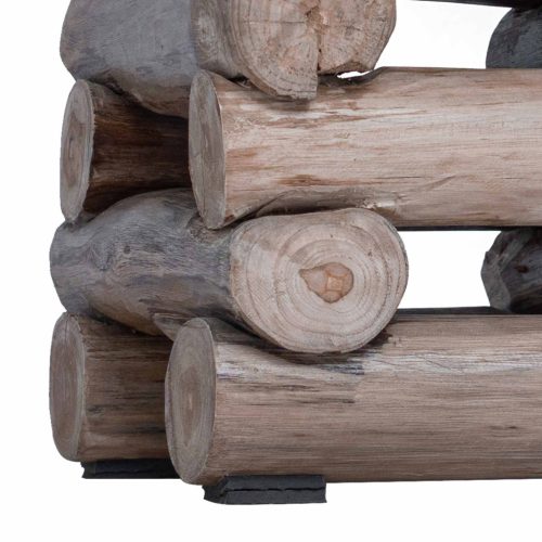  Zsámoly Természetes 30 x 30 x 38 cm Tömör Teakfa