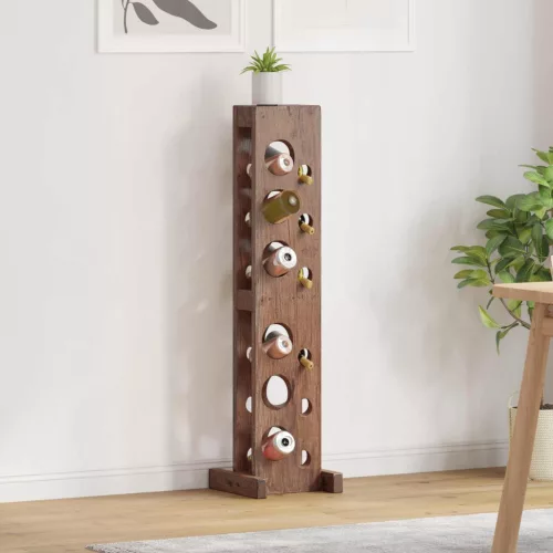  Állvány Barna 20 x 25 x 100 cm Tömör Mahagóni Fa