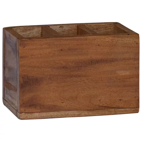  Ceruzatartó Sokszínű 18 x 10 x 12 cm Tömör Mahagóni Fa