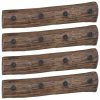  Akasztó Barna 50 x 8 x 12 cm Szilárd Újrahasznosított Fa