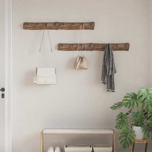  Akasztó Barna 50 x 8 x 12 cm Szilárd Újrahasznosított Fa