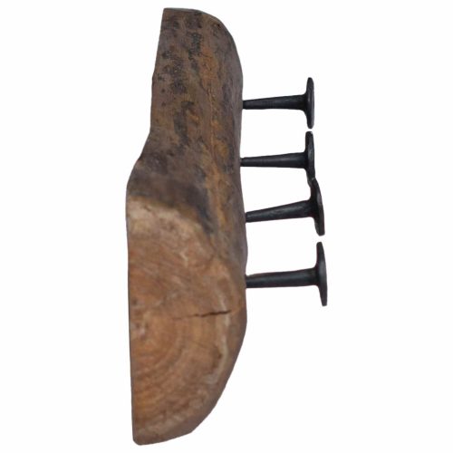  Akasztó Barna 50 x 8 x 12 cm Szilárd Újrahasznosított Fa