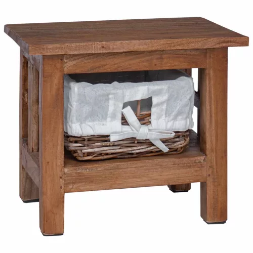  Oldal asztal Barna Tömör mahagóni fa