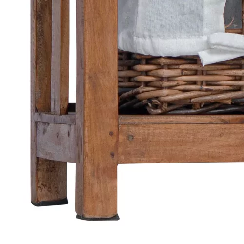  Oldal asztal Barna Tömör mahagóni fa