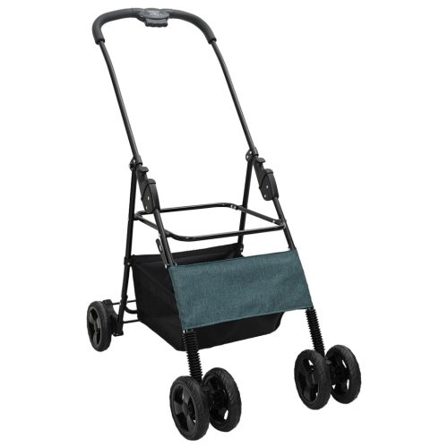  Összecsukható háziállat babakocsi Zöld 81 x 47 x 99 cm