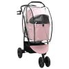  Összecsukható háziállat babakocsi Rózsaszín 78 x 54 x 101 cm