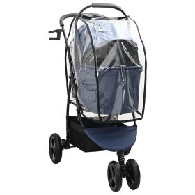  Összecsukható háziállat babakocsi Kék 78 x 54 x 101 cm