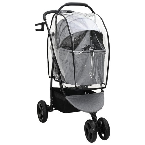  Összecsukható háziállat babakocsi Szürke 78 x 54 x 101 cm