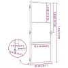  Belső Ajtó Fekete 83 x 201.5 cm Edzett üveg, Alumínium