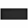  Zuhany Niche Fekete 75 x 30 x 9.5 cm Rozsdamentes acél