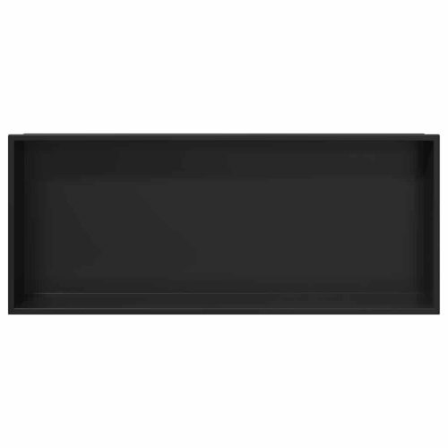  Zuhany Niche Fekete 75 x 30 x 9.5 cm Rozsdamentes acél