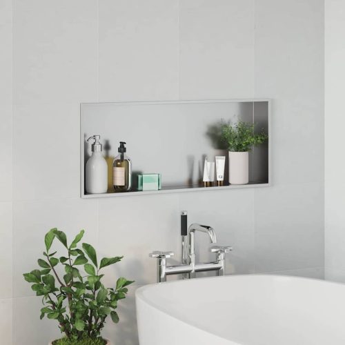  Zuhany Niche Ezüst 75 x 30 x 9.5 cm Rozsdamentes acél