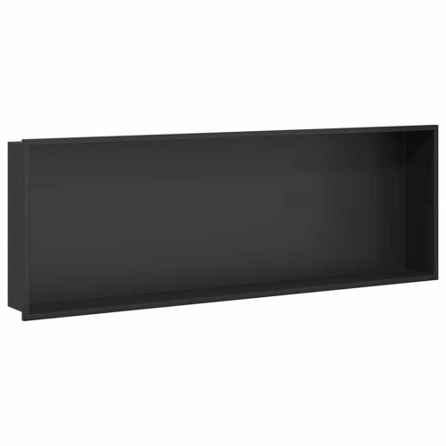  Zuhany Niche Fekete 90 x 30 x 9.5 cm Rozsdamentes acél