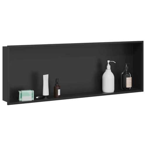  Zuhany Niche Fekete 90 x 30 x 9.5 cm Rozsdamentes acél