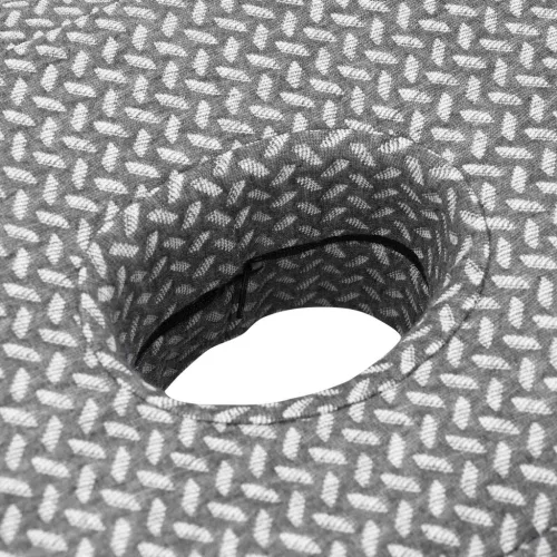  Párna párnával Szürke 55 x 36 x 10 cm Poliészter
