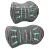  Párna párnával Állítható 2 pcs Szürke 4D Háló