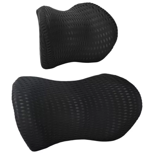  Párna párnával Állítható 2 pcs Fekete 4D Háló