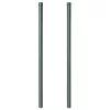  Kerítoszlopok 2 pcs Zöld 110 cm Porszórt Acél