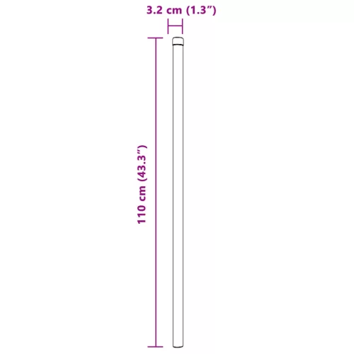  Kerítoszlopok 12 pcs Zöld 110 cm Porszórt Acél