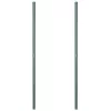  Kerítoszlopok 2 pcs Zöld 180 cm Porszórt Acél