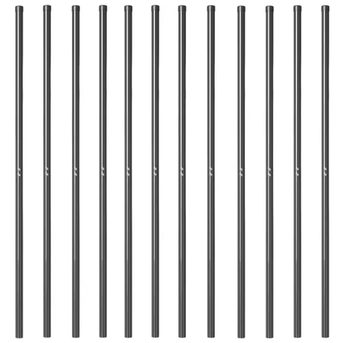  Kerítoszlopok 12 pcs Szürke 130 cm Porszórt Acél