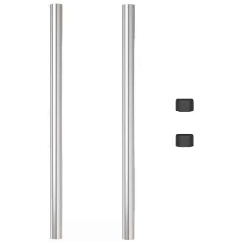  Kerítoszlopok 2 pcs Ezüst 50 cm Horganyzott acél