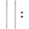  Kerítoszlopok 2 pcs Ezüst 60 cm Horganyzott acél